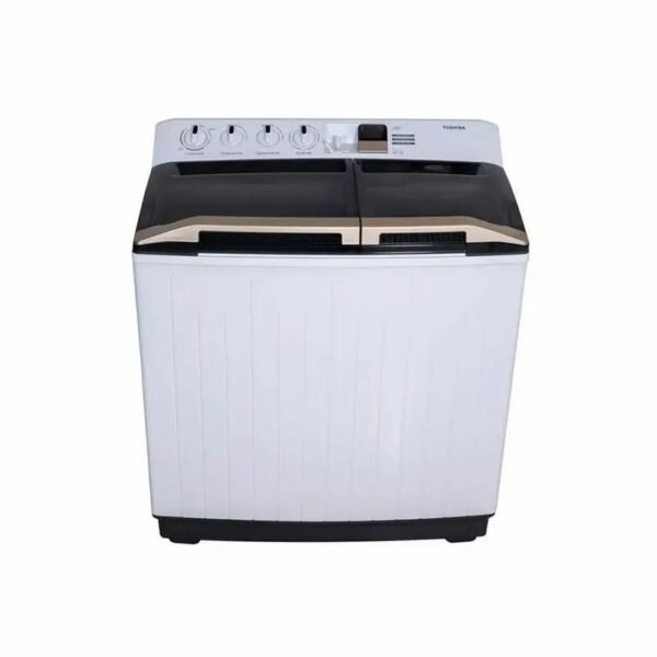 غسالة حوضين توشيبا 14ك(أبيض غطاء اسود) VH-J150WBB