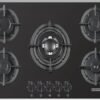 سطح بلت ان غاز كومتيل 5 عيون 90 سم اسود(تركي) C9-50BTF