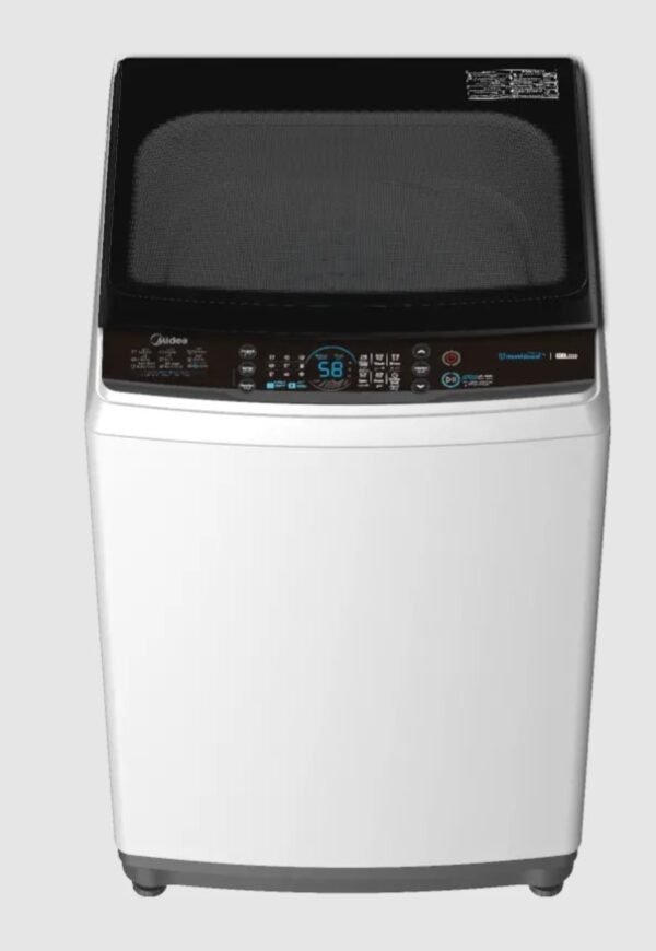 غسالة اوتوماتيك فتحة علوية مايديا 10 كيلو8 برامج ابيض MA200W100/WK-SA
