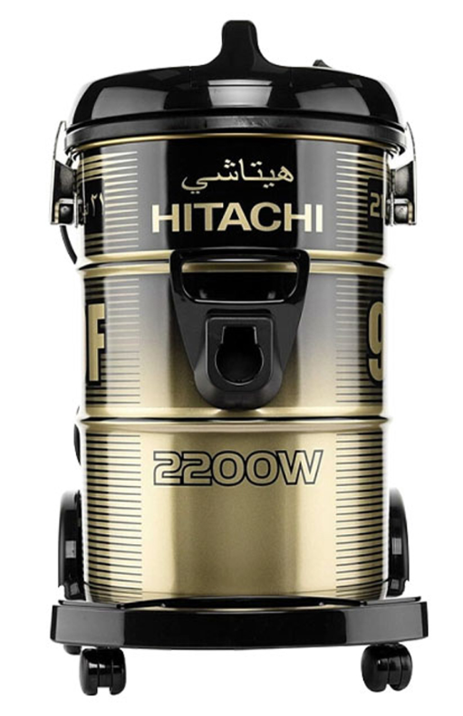 مكنسة برميل هيتاشي 21 لتر2200 وات (تيتانيوم ذهبي) CV-970YSS220TG