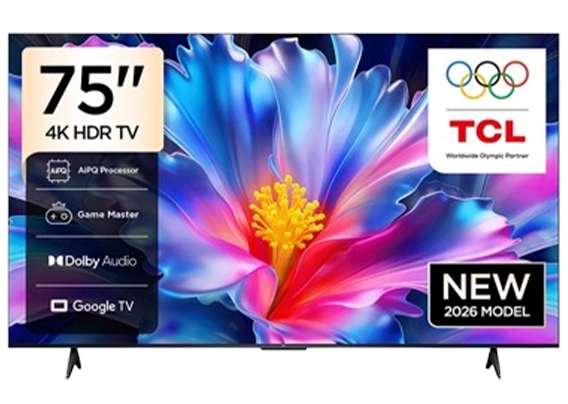 شاشة سمارت تي سي ال 75 بوصة اوامر صوتية4K-GOOGLE TV-LED-AIRPLAY 75P69L